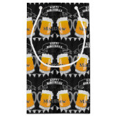 Gepersonaliseerd vogelkarton bier klein cadeauzakje (Achterkant)