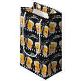 Gepersonaliseerd vogelkarton bier klein cadeauzakje (Voorkant Gekanteld)