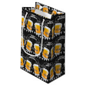 Gepersonaliseerd vogelkarton bier klein cadeauzakje (Achterkant Gekanteld)