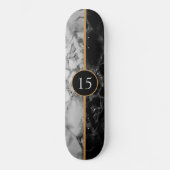 Gepersonaliseerd vogelskateboard Gift Marble Stone Skateboard (Voorkant)