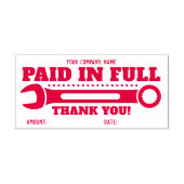 Gepersonaliseerd Volledig bedankt! WRENCH Self-ink Zelfinktende Stempel (Design)