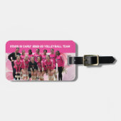 Gepersonaliseerd Volleybal Bagagelabel (Voorkant horizontaal)