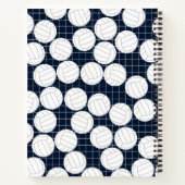 Gepersonaliseerd Volleybal Notitieboek (Achterkant)
