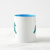 Gepersonaliseerd voor blauwhaai mok (Midden)