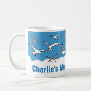 Gepersonaliseerd voor de vogelliefhebber. vogelkij koffiemok