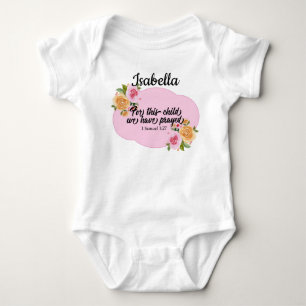 Gepersonaliseerd voor dit kind hebben we gebeden romper