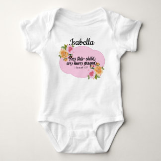 Gepersonaliseerd voor dit kind hebben we gebeden romper
