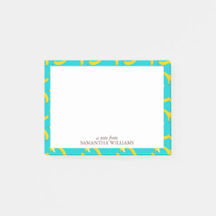 Gepersonaliseerd voor het Bananenpatroon Fun Banan Post-it® Notes