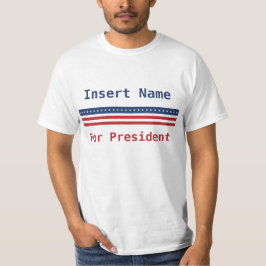 Gepersonaliseerd voor President 2024 T-shirt