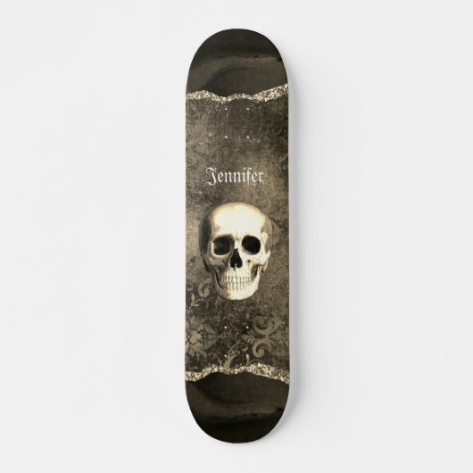 Gepersonaliseerd voor schedelverdringing skateboard (Voorkant)