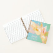 Gepersonaliseerd voorjaarsschilderij Abstract Notitieboek (Binnen)