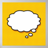 Gepersonaliseerd Waar ik aan denk Poster (Voorkant)