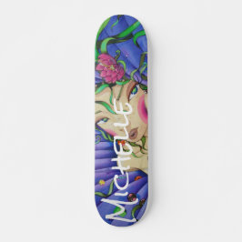 Gepersonaliseerd wandtekenbord skateboard