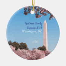 Gepersonaliseerd Washington Monument Vakantie Orna