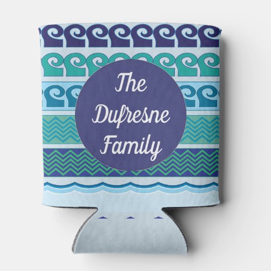 Gepersonaliseerd "Wat er gebeurt bij het meer" Blikjeskoeler (Achterkant)