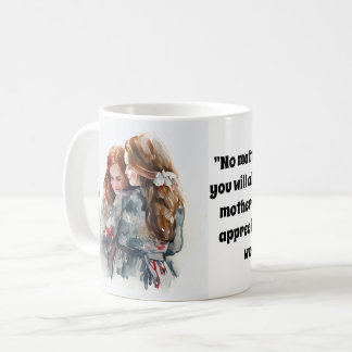 GEPERSONALISEERD WATERVERF PORTRAIT VAN MOM EN DOC KOFFIEMOK