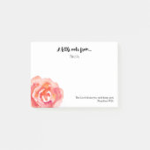 Gepersonaliseerd | Waterverf Roos Scripting Post-i Post-it® Notes (Voorkant)
