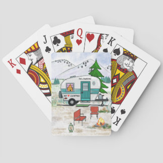 Gepersonaliseerd "We Love Camping"Speelkaarten Pokerkaarten
