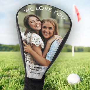 Gepersonaliseerd We Love You Aangepast Fotocadeau Golfheadcover