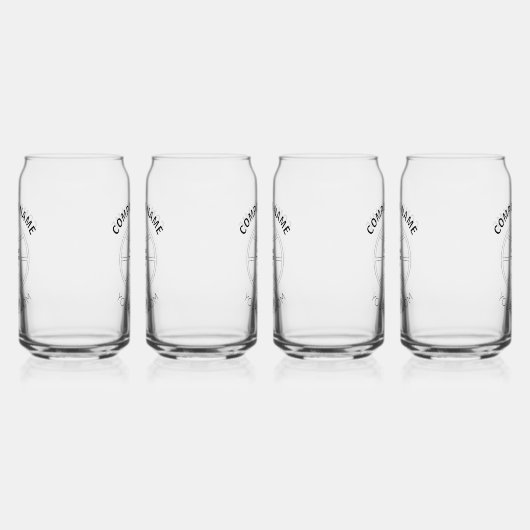 GEPERSONALISEERD WEBADRES BEDRIJF LOGO BLIKVORM GLAS (Rechts)