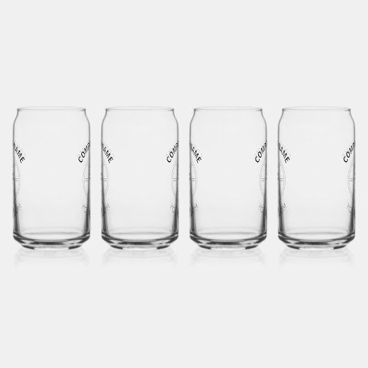 GEPERSONALISEERD WEBADRES BEDRIJF LOGO BLIKVORM GLAS (Links)