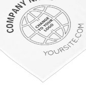 GEPERSONALISEERD WEBADRES BEDRIJF LOGO KORTE TAFELLOPER (Hoek)