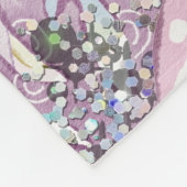 Gepersonaliseerd "Wees een zeemeermin" Fleece Deken (Hoek)