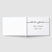 Gepersonaliseerd "Wees onze gast" gastenboek (Volledig)