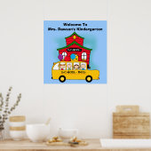 Gepersonaliseerd Welkom bij het Poster van de scho (Keuken)