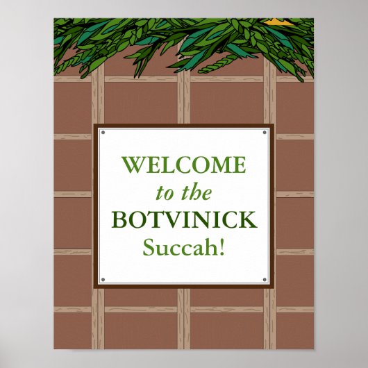 Gepersonaliseerd - Welkom bij Succa Poster (Voorkant)