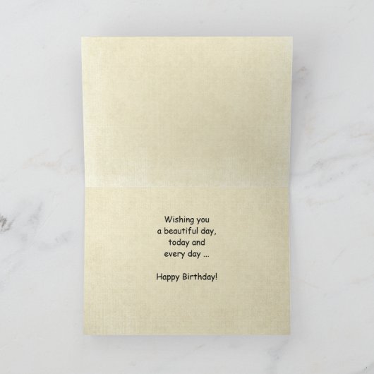 Gepersonaliseerd Wenskaart op de verjaardag van de Kaart (Binnen)