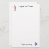 Gepersonaliseerd werkbrief Briefpapier (Voorkant / Achterkant)