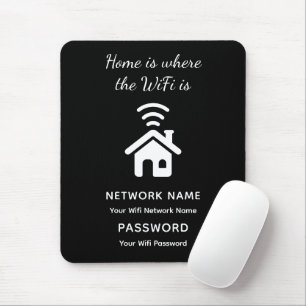 Gepersonaliseerd WiFi-wachtwoord en -netwerk voor Muismat