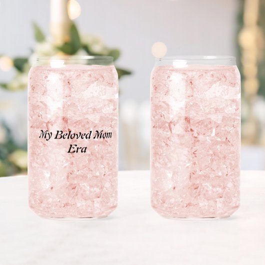 Gepersonaliseerd wijnglazen voor Moederdag Blikvorm Glas (Insitu (Huwelijk))