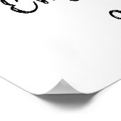 Gepersonaliseerd Wil je me trouwen? Poster (Hoek)