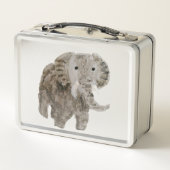 Gepersonaliseerd wildgrijs olifant (Achterkant)