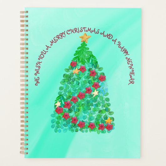 GEPERSONALISEERD WILLEN WE U EEN MERRY CHRISTMAS PLANNER (Voorkant)