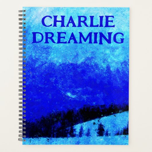 Gepersonaliseerd winterlandschap planner (Voorkant)