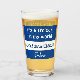 Gepersonaliseerd witty bier glas