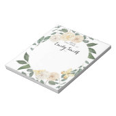 Gepersonaliseerd Woodland Wreath Notitieblok (Gedraaid)