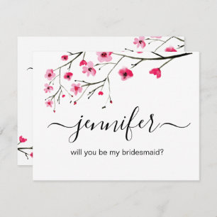 Gepersonaliseerd Wordt jij mijn bruidsmeisje bruil Kaart