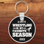 Gepersonaliseerd worstelen is mijn favoriete seizo sleutelhanger (Voorkant)