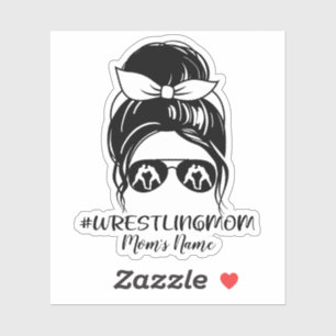 Gepersonaliseerd worstelen mam Sticker