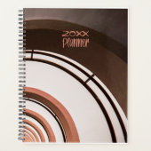 Gepersonaliseerd Year Brown Planner (Voorkant)