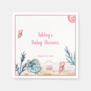 Gepersonaliseerd Zee Baby shower Servet