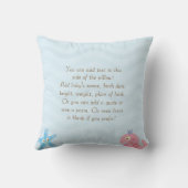 Gepersonaliseerd zeemeerminnen kussen (Achterkant)