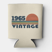 Gepersonaliseerd zestig vintage 60ste verjaardagsf blikjeskoeler (Voorkant)