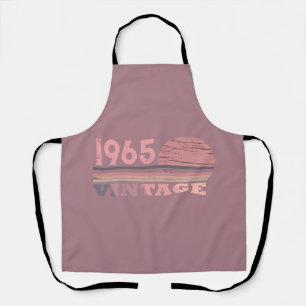 Gepersonaliseerd zestig vintage 60ste verjaardagsf schort