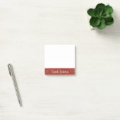 Gepersonaliseerd zijtabblad met naam post-it® notes (Kantoor)