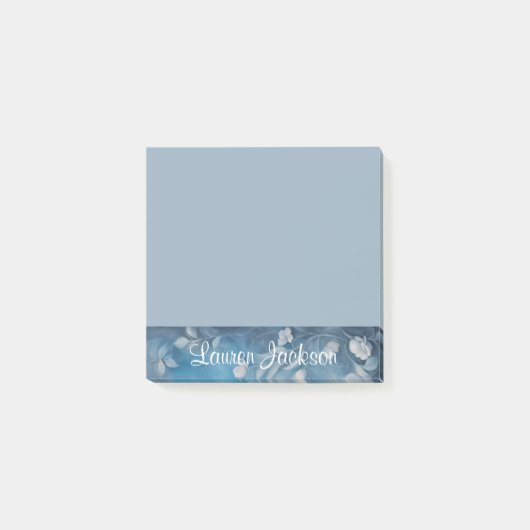 Gepersonaliseerd zijtabblad met naam post-it® notes (Voorkant)